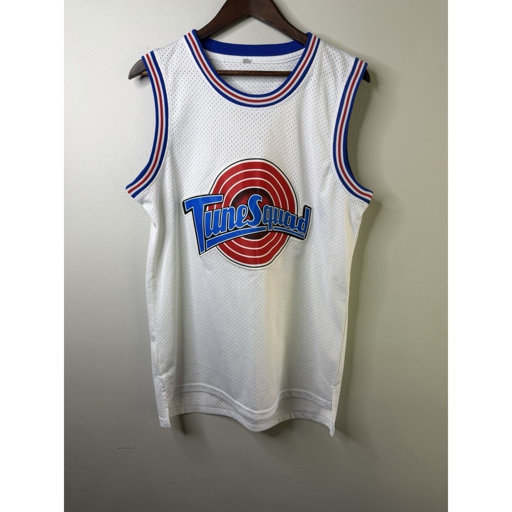 Space Jam Tune Squad Bunny Lola #10 Basketball White Jersey Small (0033)